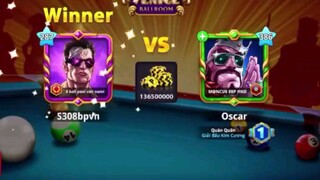 ĐUA TOP 1 VN con game 8ball cực bánh cuốn với anh trai quán quân kim cương