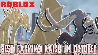 BEST FARMING KAIJU IN OCTOBER - Kaiju Universe