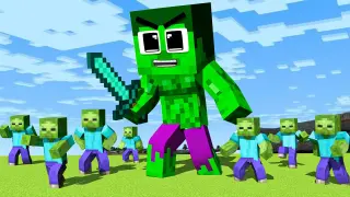 Monster School : Baby Hulk Become to Mutant Giant - Sad Story - Minecraft Animation