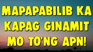 Kayo na bahalang humusga sa bagong apn! | TechniquePH