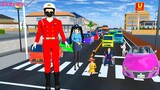 Polisi Gadungan Mau Minta Uang Supir Mobil Yuta Mio Meledak - Sakura Simulator @Ebi Gamespot