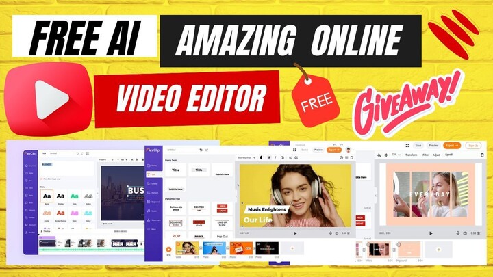 Unbelievable Free AI Online Video Editor⚡| FlexClip Review | Make Amazing YouTube Videos with FlexCl