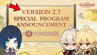 FINALLY!!! HOYOVERSE Will Announce Version 2.7 Livestream SOON Because Of THIS - Genshin Impact