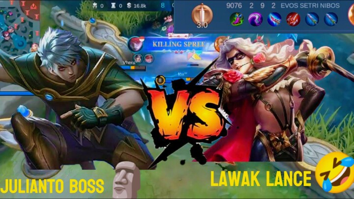 PERFECT GAMEPLAY JULIAN VS LANCELOT!! - Mobile Legend Bang Bang