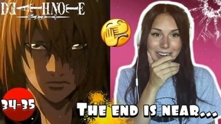 🔥LIGHT GOT RID OF HER...MELLO IS🔥Death Note Episode 34 and 35 REACTION+ REVIEW