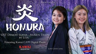 Demon Slayer: Kimetsu no Yaiba the Movie: Mugen Train Homura「 炎 / LiSA」 (2 Pianist 1 Piano Cover)