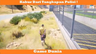 Bisa bisaan kabur dari tangkepan pak Polisi !