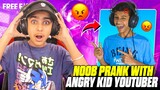 Funny Noob Prank With Angry Kid Youtuber 🤣🔥 !!