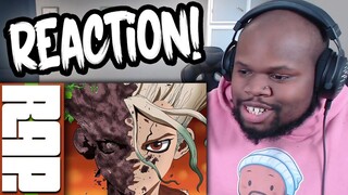 Dr. Stone Rap Reaction | “Get Excited” | Daddyphatsnaps ft. Its The Khan [Senku]