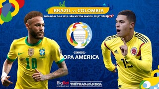[SOI KÈO NHÀ CÁI] Brazil vs Colombia (7h00 ngày 24/6). Trực tiếp bóng đá Copa America 2021 Nam Mỹ