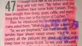 Daily Verse.                            Genesis 47:1-4