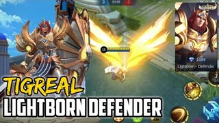 TIGREAL LIGHTBORN DEFENDER NEW EPIC SKIN | LIGHTBORN SQUAD | MOBILE LEGENDS