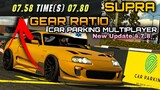 7 Seconds 1695HP Toyota Supra Gear Ratio Tutorial | Car Parking Multiplayer New Update 4.7.8