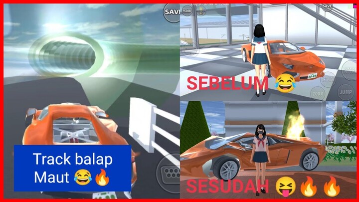 Sampai Kebakaran 🔥🔥 - Bagi bagi Id Parkour Mobil Sakura School Simulator 👍🎖️