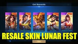 JADWAL & INFO RESALE SKIN LUNAR FEST 2023 MOBILE LEGENDS