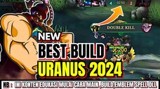 URANUS GAMEPLAY || NEW BEST BUILD URANUS 2024.MLBB/MOBILE LEGENDS