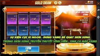 FREE FIRE  | CÓ THỂ DÙNG VÀNG ĐỂ QUAY SKIN SÚNG TRUYỀN THUYẾT VĨNH VIỄN - QUÁ NGON - TIN ĐƯỢC KHÔNG?