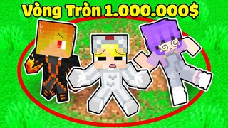 TÔ GÀ THỬ THÁCH AI Ở LẠI CUỐI CÙNG TRONG VÒNG TRÒN ĐỎ SẼ NHÂN ĐƯỢC 1.000.000$ TRONG MINECRAFT