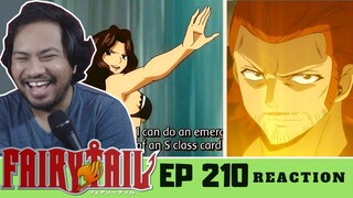 WHEN YOUR FATHER IS OP!!! | Fairy Tail Episode 210 [REACTION]