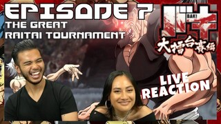 BAKI NETFLIX SEASON 2 EP. 7 LIVE REACTION "YUJIRO VS KAIOH KAKU: POWER VS TECHNIQUE!"