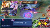 WHEN TOP GLOBAL SELENA AND FANNY IN ONE TEAM RANK GAME AUTO DELETE ENEMIES | MLBB