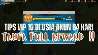 TIPS GAS KE VIP 10 DENGAN CEPAT TANPA FULL REWARD BANGUNAN | perjalanan akun cava di usia 64 hari