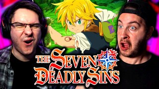 OUR FIRST TIME WATCHING SEVEN DEADLY SINS! | Seven Deadly Sins Episode 1 REACTION | Anime Reaction