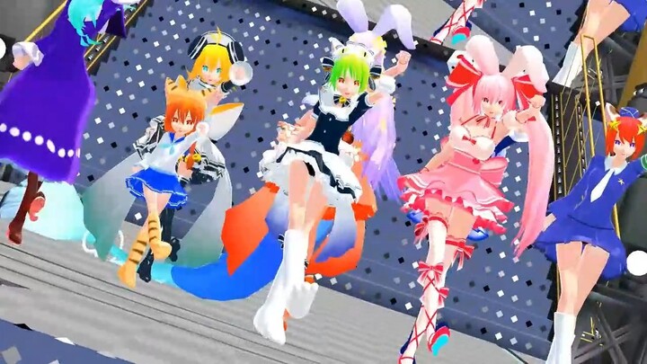 【mmd di gi charat】プリンセススクールでハピハピバースデー