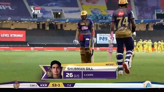 CSK vs KKR 49th Match Match Replay from Indian Premier League 2020