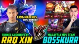 RRQ XIN 90% WINRATE GUSION vs. MALAYSIA MPL TEAM (BOSSKURR) in RANK ~ MOBILE LEGENDS