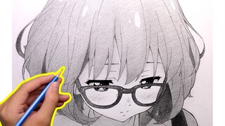 Draw a picture of Kuriyama Mirai with Tsinghua exam paper! ! ! 【Hand Painted】