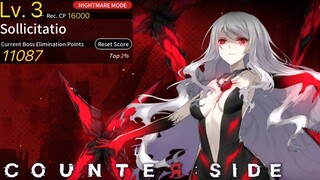 Danger Close Season 16 Sollicitatio Score 11087 | Counter:Side