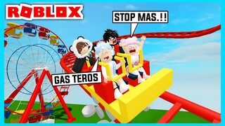 Aku Dan Adiku Liburan Naik Roller Coaster Tertinggi Di Dunia Mirip Ancol Di Roblox ft @Shasyaalala