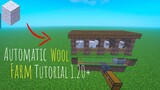 Minecraft Automatic Wool Farm Tutorial