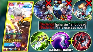 YIN VS GOD OF BADANG & PRO ALUCARD | YIN SIDELANE BEST BUILD & EMBLEM 2023 | MOBILE LEGENDS