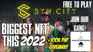 SYN.CITY NEW NFT (FREE TO PLAY) + 100,000 PHP GIVEAWAY