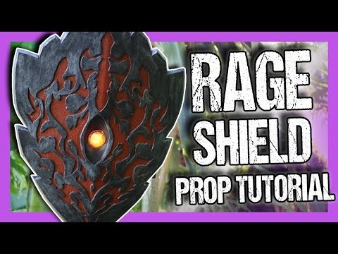 Rising of the Shield Hero Rage Shield Prop Tutorial!! FREE...