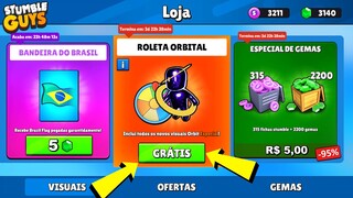 CHEGOU AGORA NOVAS OFERTAS DO STUMBLE GUYS [NOVA SKIN ESPECIAL] - BUGUEI A LOJA!