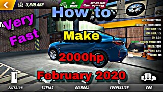 How To Make 2000hp | New Update | 2020 | February | Car Parking Multiplayer