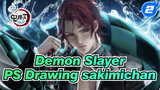 Demon Slayer Photoshop Drawing, Full Of Deatils! | sakimichan_2