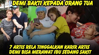 PATUT DI CONTOH, 7 artis ini rela tinggalkan karir keartisan demi merawat ibu sedang sakit