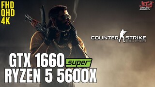 Counter-Strike: Global Offensive | Ryzen 5 5600x + GTX 1660 Super | 1080p, 1440p, 2160p benchmarks!