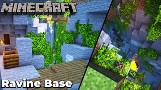 Minecraft 1.15 Ultimate Ravine Survival Base [Timelapse]