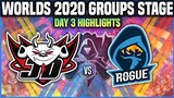JDG vs RGE Highlight Chung Kết Thế Giới 2020 Vòng Bảng Ngày 3 | JD Gaming vs Rogue