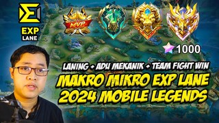 BAHAS MIKRO MAKRO EXP LANE TERBARU 2024❗TIPS ADU MEKANIK FIGHTER & MAKRO MIKRO HERO FIGHTER MLBB