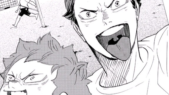 [Volleyball Boys] Kageyama and Ushiwaka's reaction after seeing the photo together