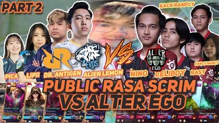 SCRIM 2 - LAWAN ALTER EGO GAME 2 FULL ALTER EGO EMANG KUAT COK!!! LEMON + ANTIMAGE VS FULL ALTET EGO