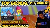 TOP GLOBAL PET MANIA !! NGAKAK SAMPE JUNGKIR BALIK - FREE FIRE INDONESIA