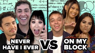 Never Have I Ever vs On My Block take on 'The Most Impossible Teen Show Quiz' | PopBuzz Meets