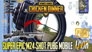 SUPER EPIC M24 SHOT IN LIVIK SOLO SQUAD PUBG MOBILE - KEWANG GM